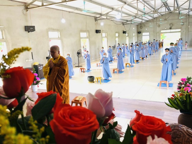 The Buddha bath Rite on occasion of His Birthday 2021 at Dong Cao Pagoda